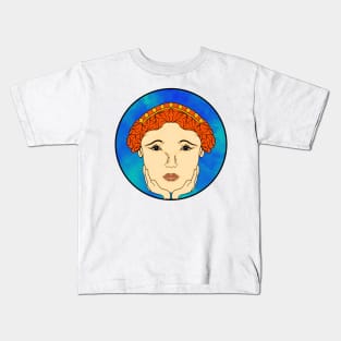 Statue Face Kids T-Shirt